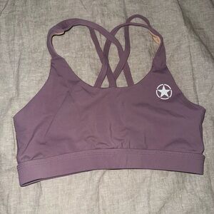 Savage Barbell Purple Sports Bra